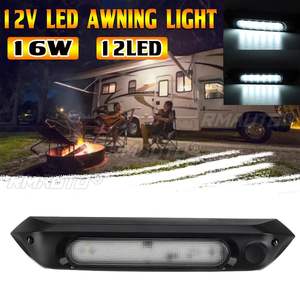 Lampe LED 16W pour auvent de caravane, éclairage mural intérieur pour camping-car, étanche, pour camping-car, fourgonnette, camping, remorque, éclairage extérieur - Product Image 6
