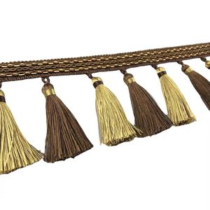 Nhà Máy Trực Tiếp Tốt Bán Trang Phục Hometextile 10Cm Rèm Tua Rìa Cắt Tỉa - Product Image 4