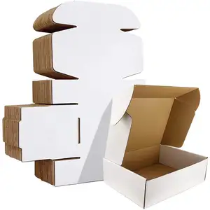 Eco friendly crash locked bottom Corrugated Cardboard Custom logo printed carton shipping box