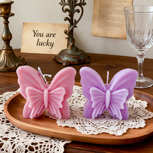 HXOUSE – Candele Di Compleanno A Forma Di Farfalla Con Numero 8, Per Torte, Decorazione Festa Per Ragazze