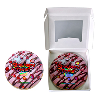 En stock, faible MOQ, sachets Mylar holographiques découpés à la forme, comestibles, anti-humidité et anti-odeur, 3,5g, pour herbes sèches et fleurs, avec boîtes