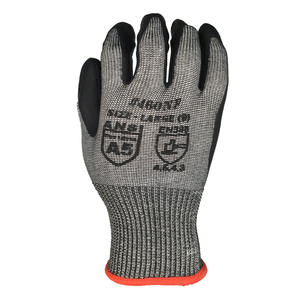 Guantes de Trabajo de Seguridad Industrial Modelo 460NF Chemfine con Palma Recubierta de Nitrilo Espumoso Resistentes al Corte EN388 ANSI A5 - Product Image 2