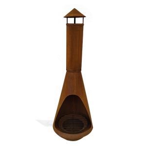 Chimenea Alta para Jardín, Nueva, de Acero, para <span class=keywords><strong>Leña</strong></span>, con Palo para Chimenea - Product Image 2