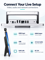 Mesin Live Streaming All in One 15.6 Inci Layar Sentuh Android RAM 8GB Penyimpanan 128GB dengan Kamera 50MP