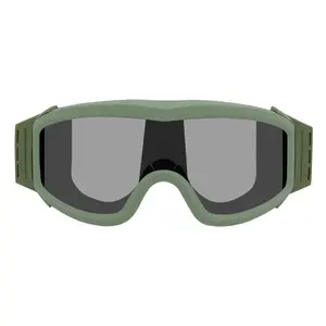 Protezione Tactical Googles Tactiques occhiali tattici Anti-frattura verdi