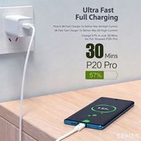 Kabel Pengisian Daya Tipe C Green Pin 5A Arus Tinggi, Pengisian 90% Lebih Cepat, Anti-Putus, Tahan Lama, Kabel USB Untuk Ponsel Android OEM