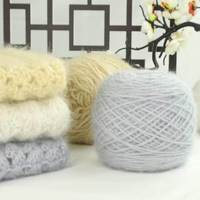 150g Wool/Acrylic Blended Fancy Yarn Ring Spun Eighty Colors Raw Material Weaving Knitting Sweaters Scarves Hats Dresses/Shawls