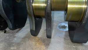 Cigüeñal 3408 156-8536 1W-5008 1W-5009 Componentes del Tren Motriz Rendimiento Equilibrado Estable Apto para Motor Caterpillar 3408 - Product Image 6