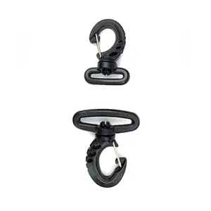 High quality hot sell new custom black handbag parts g hook swivel belt buckle clasp