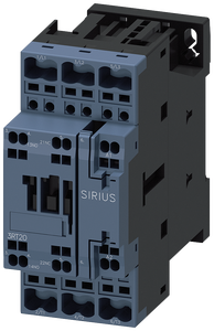 Contactor Sirius 3RT20282AM20, 3PST-NO, 3 Formas A, Bobina de 208 VCA, Montaje en Chasis, Riel DIN, Terminal de Tornillo - Product Image 1