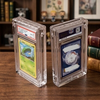 Étui de présentation en acrylique transparent pour cartes gradées avec couvercle magnétique, protection UV, anti-rayures, anti-poussière pour PSA BGS, échantillon gratuit