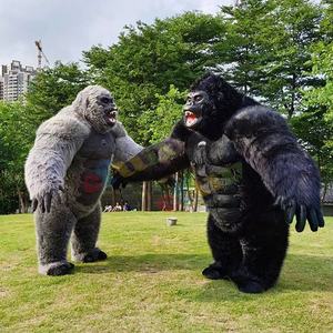 Efun yüksek kalite Cosplay dev Gorilla şişme kral Kong maskot kostüm 2m 2.6m 3m ucuz şişme Gorilla çizgi film kostümü - Product Image 1