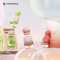 Flacon de parfum vide en verre rechargeable de luxe, design en forme de galet, 30 ml, 50 ml, 100 ml