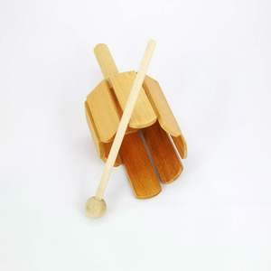 Orff Educación Temprana <span class=keywords><strong>Agogo</strong></span> Block Multi-Tone 8-Rhythm Tube Madera de Haya Ocho Tonos Fagot Tipo de Bolsa <span class=keywords><strong>Instrumento</strong></span> de Percusión - Product Image 2