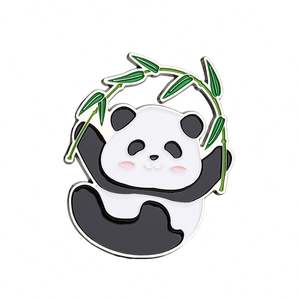 Autocollant magnétique commémoratif touristique Panda Metal Crafts pour réfrigérateur - Product Image 1