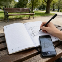 Popular Juego de Bolígrafos Inteligentes con Reconocimiento de Contenido de Notas con Precisión IA, Traducción y Resumen Multilingüe de Notas
