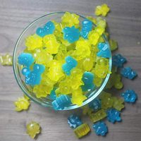 Mini Dinosaurier Silikon Candy Mold Antihaft Dragon Gummibärchen Tablett mit Tropfer für Schokoladen gelatine oder Kuchen Dekorationen
