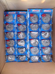 Tarjeta de blíster de acero inoxidable de la mejor calidad, esponja de Metal de lana de acero, alambre 410ss, cocina resistente, precio de fábrica - Product Image 6