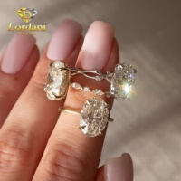 Bague de fiançailles vintage solitaire en filigrane, style antique, avec diamant de laboratoire taille ovale, bande florale Art Déco, bague de mariée délicate
