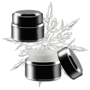 CJN44-001 Envase de Crema Cosmética de Doble Pared de 30g, Envoltura Exterior de Aluminio, Envase Interior de Vidrio Blanco Opal <span class=keywords><strong>en</strong></span> Negro - Product Image 3
