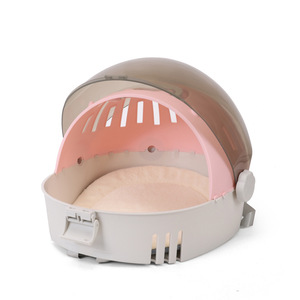 2024 taşınabilir astronot evcil hayvan taşıyıcı kafes yeni havayolu onaylı köpek kedi sırt çantası açık seyahat için fermuar kapatma moda - Product Image 1