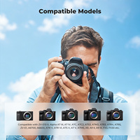 K&F Concept compatible avec Sony, lot de 3 batteries d'appareil photo NP-FZ100 2400mAh et chargeur rapide, ensemble de batteries rechargeables pour appareil photo numérique