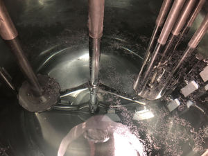 خزان مزج الحليب عالي اللوازمية مصنوع من الفولاذ المقاوم للصدأ 304 316L مع خلاط لماكينة صناعية بسعة 300 لتر - Product Image 6