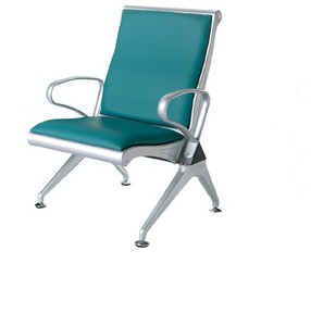 Chaise d'attente 4 places en acier inoxydable de haute qualité pour aéroport, bureau, espaces publics, design moderne, coussin pour usage extérieur et scolaire - Product Image 4