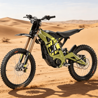 Moto tout-terrain Surron, noir, vert, blanc, 10 kW de puissance, moto électrique pour adultes