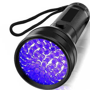 Super Bright Ultraviolet AA Battery Black Light Torch 51 LED Ultra Violet 395nm UV Flashlight for Scorpion Hunting