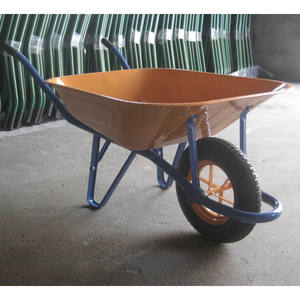 <span class=keywords><strong>Carretilla</strong></span> de Construcción de Acero WB6400 con <span class=keywords><strong>Rueda</strong></span> Neumática - Verde Oscuro - Product Image 6