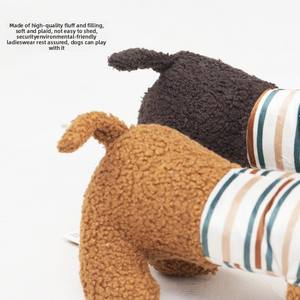 Juguete duradero para perros Dachshund, de peluche, ecológico, con sonido, para masticar y limpiar los dientes, ideal para el autoentretenimiento. ¡Producto popular transfronterizo para mascotas! - Product Image 4