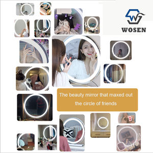 Best-Selling Large Nordic LED Makeup Mirror Personalized Fill Light <strong>Hollywood</strong> <strong>Dressing</strong> <strong>Table</strong> with Glass Material - Product Image 4