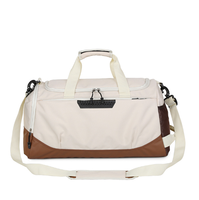 Sac de voyage en polyester imperméable de grande capacité avec logo personnalisé, pour la salle de sport, les sports, la remise en forme, avec compartiment pour chaussures