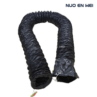Tuyau conducteur statique NUOENWEI - Tuyau flexible antistatique / antidéflagrant pour l'extraction d'air et de fumées dangereuses