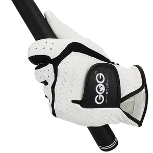 Guantes de golf personalizados con logotipo Guantes de golf de piel de oveja genuina Hombres Antideslizante usado en mano izquierda Guante de golf para hombres Marca GOG - Product Image 5