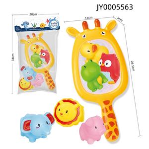 Jouet de <span class=keywords><strong>bain</strong></span> flottant pour la pêche, animaux qui font des jets d'eau, <span class=keywords><strong>jeux</strong></span> avec <span class=keywords><strong>filet</strong></span> à poissons, jeu dans la baignoire, la salle de <span class=keywords><strong>bain</strong></span>, la piscine - Product Image 3