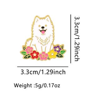 Broche de revers en émail souple motif renard de dessin animé, mignonne, pour sac à dos, pour hommes et femmes, badges, broches pour vêtements, accessoires de mode, cadeaux sur le thème des fruits - Product Image 6