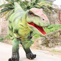 Costume de dinosaure T-Rex sans jambes de 4,2 m, costume de dinosaure ambulant pour adultes