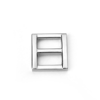 Boucle en D classique professionnelle en alliage de zinc avec broche et réglage à trois positions pour accessoires de bagagerie