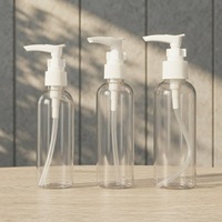 Ensemble de voyage rechargeable pour bouteilles vides – Mini-bouteilles PET/PP à pompe pour shampoing, gel douche, désinfectant pour les mains, lotion – Conception portable
