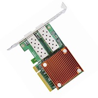 Carte réseau optique à fibre Mellanox Connect X-6 Chip 25 Gb 2 ports, adaptateur Ethernet