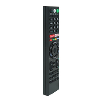 Télécommande universelle pour téléviseur HUAYU RMF-TX310E avec commande vocale et code fixe, 2 piles AAA, certifiée CE/FCC pour les téléviseurs intelligents