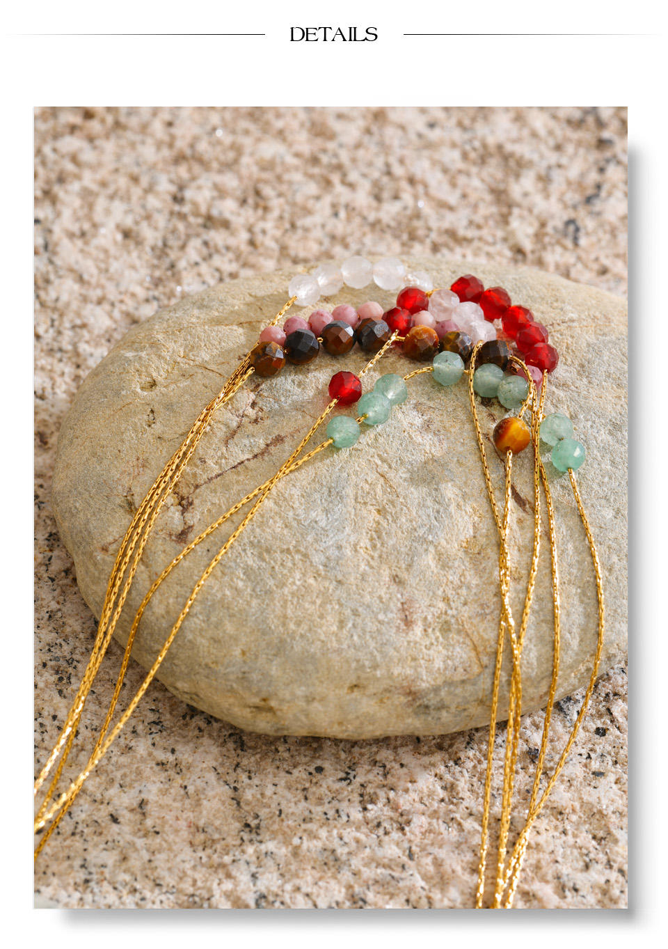 stone necklace changeable