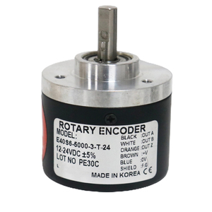 Encoder E40S6-1000-3-T-24, Eje Sólido de 6 mm, 24 V, 1000ppr, Óptico, Rotatorio Incremental de 40 mm para Automatización Industrial - Product Image 1