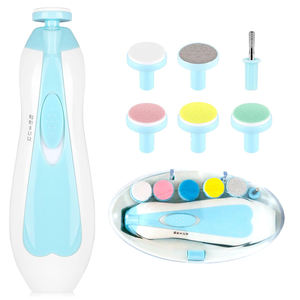 6-In-1 Elektrische <span class=keywords><strong>Baby</strong></span> Nail Trimmer Kit Manicure Set & Opbergdoos Voor Peuter Volwassenen Inclusief <span class=keywords><strong>Baby</strong></span> Nagelvijl Verzorgingsaccessoires - Product Image 1