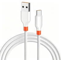 Kabel Data Pengisian Daya USB 2.0 Bahan Silikon Gel Panjang 1 Meter Stok Langsung dari Pabrik Kompatibel untuk Android