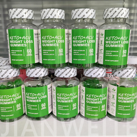 Gummies Keto au Vinaigre de Cidre de Pomme Brûleur de Graisse Abdominale Complément Minceur Perte de Poids Soutien Digestif Santé Intestinale