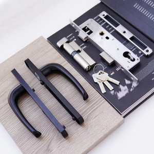 Juego de cerradura de mortaja de buena seguridad directa de fábrica, cilindro de cerradura de perfil europeo abierto doble con manija de llaves de ordenador, cerradura de puerta - Product Image 6