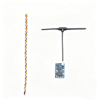 Récepteur Nano BAYCKRC ELRS 2.4G PA+LNA 100mW avec Télémétrie et Protocole CRSF, Mini RX Longue Portée pour Drone FPV Whoop Cinewhoop